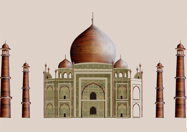 Creation of Taj Mahal: Step 13
